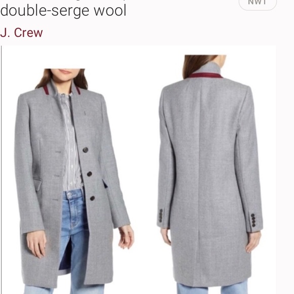 J. Crew Jackets & Blazers - J. Crew Regent topcoat in double-serge wool